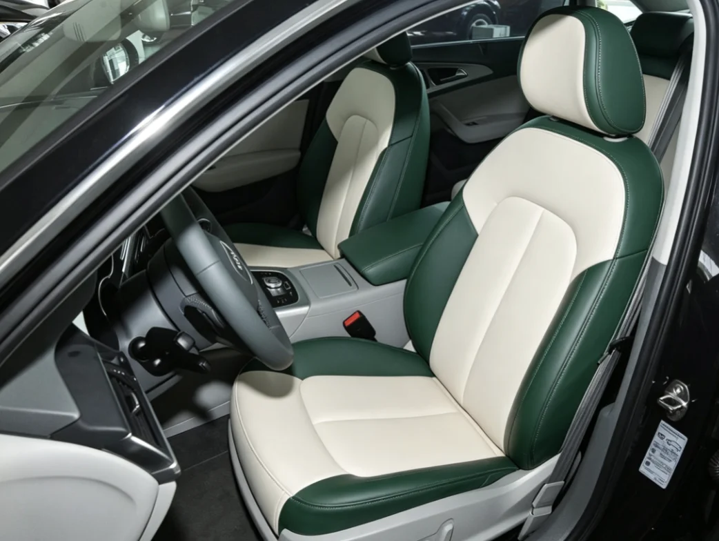 Für Audi A6 C7 2013~2017 Maßgefertigte Autositzbezüge Luxuriöses Nappaleder 100% Passgenau Innenausstattung 360 ° Vollständige Abdeckung – Detail 1