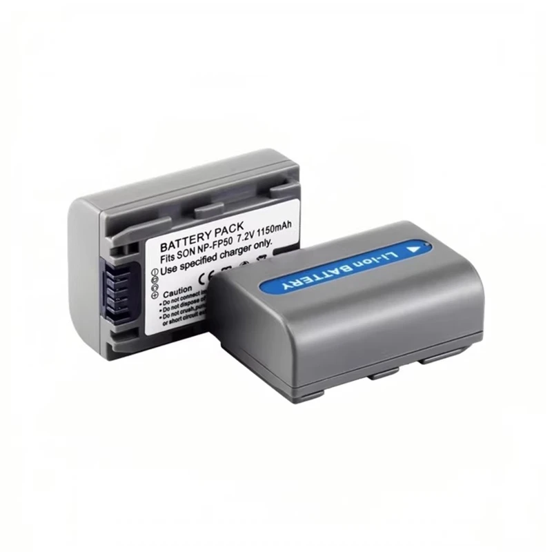 

Литиевая аккумуляторная батарея для камеры NP-FP50 1150 мАч 7.2В (совместима с NP-FP90, NP-FP30, NP-FP60, FP70, FP71)