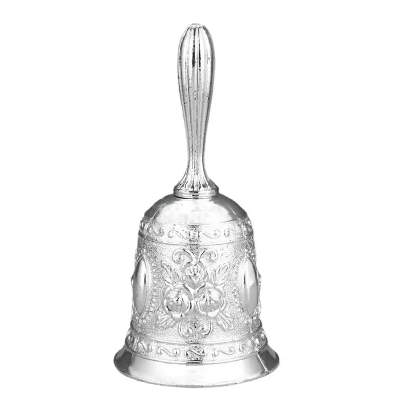 Embossed Hand Cast Metal with Grip Handle for Classroom Service Pet Practice and Desk Display K1YF