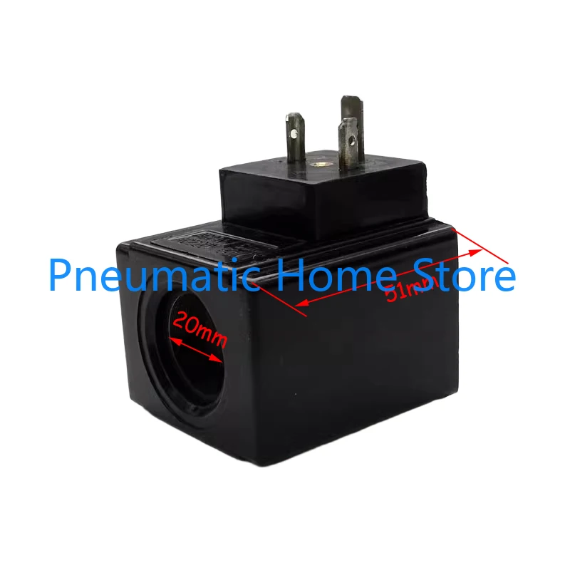 YUKEN Hydraulic Coil DSG-02 Solenoid Valve Coil Control Valve Inner Diameter 20mm Height 52mm