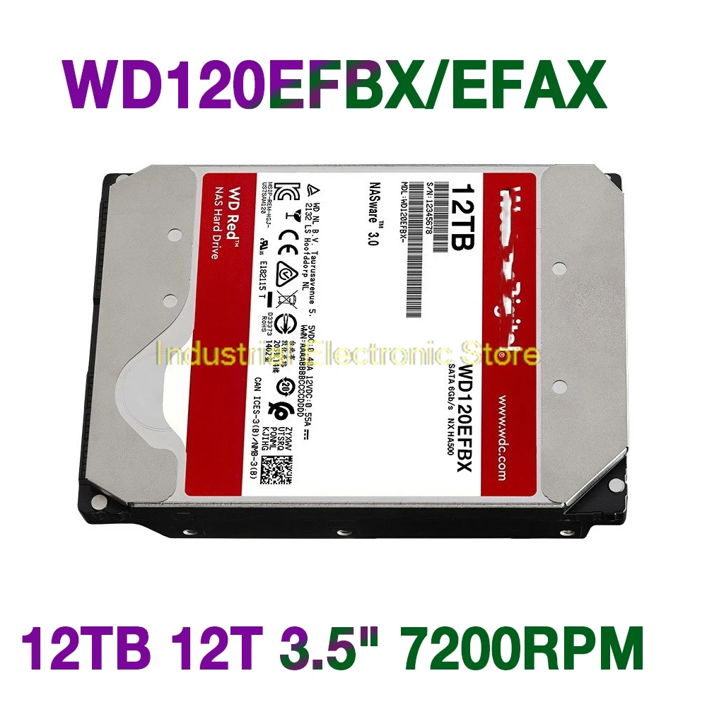 WD120EFBX/EFAX For WD 12TB 12T 3.5