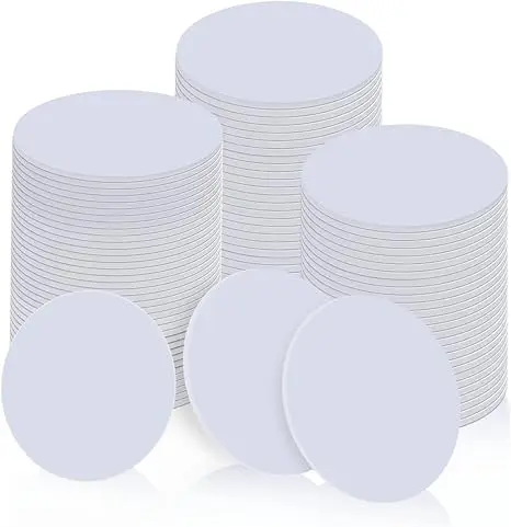 

NFC Tags Ntag 215 NFC Cards, White NFC 215 Tag Rewritable NFC Coin Cards Round