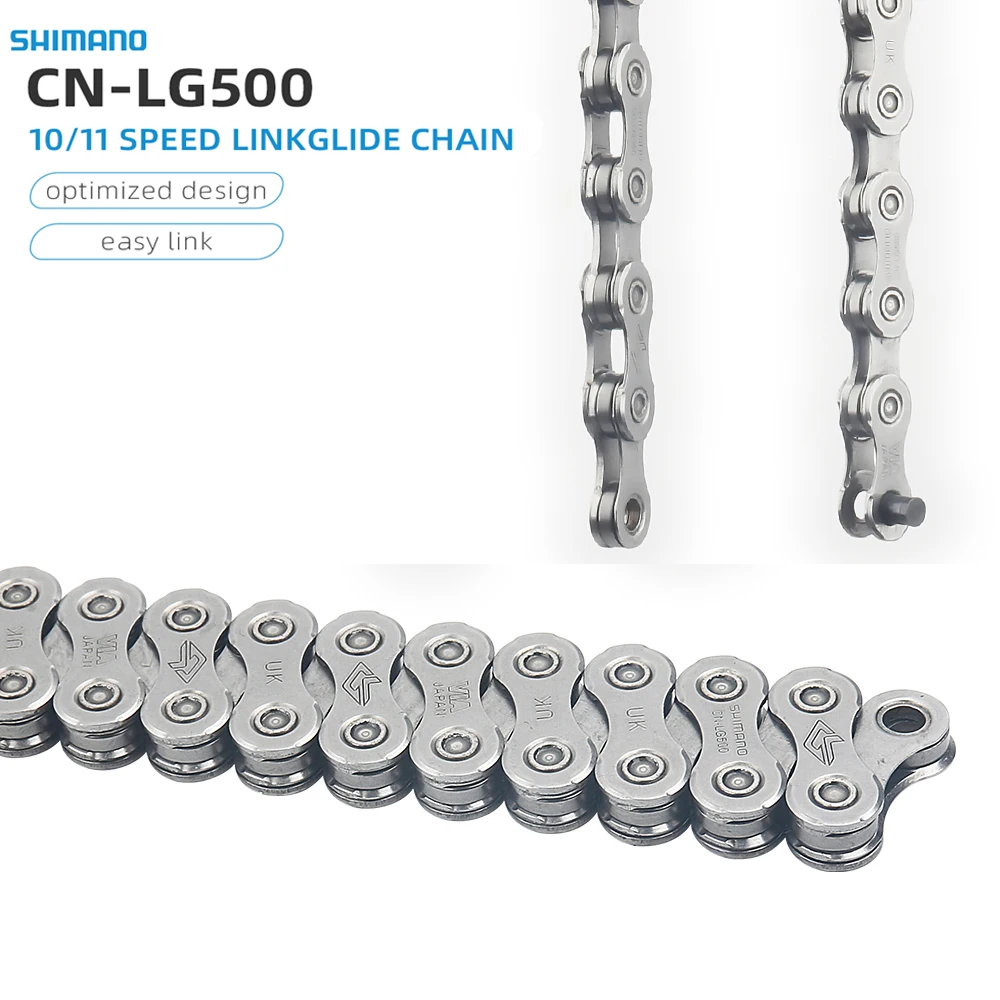 Shimano CUES U4000 Series CN LG500 Chain 116L 124L 10speed/11speed For MTB Road Bike Bicycle Chain 116 Link Original