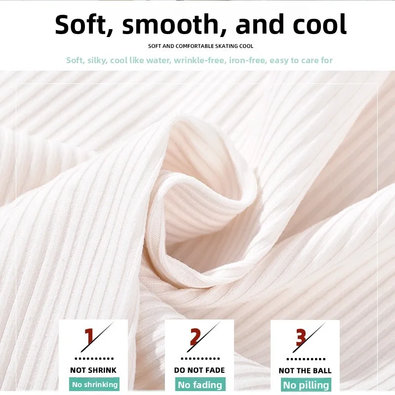 Pantalones de chándal informales finos de verano con puños sueltos de seda de hielo, pantalones farol de pierna ancha para mujer, pantalones Harlan de poliéster y LICRA de cintura alta