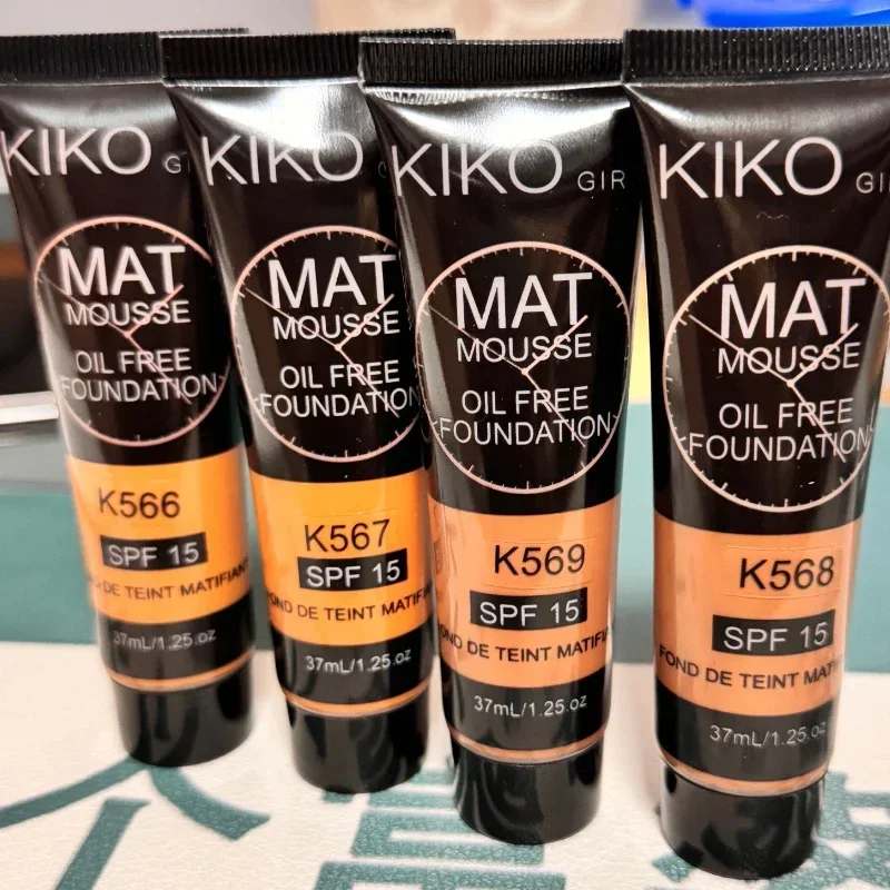 Kiko-Crema de Base líquida para mujer, corrector facial mate, Base de maquillaje impermeable, maquillaje facial de larga duración, nuevo