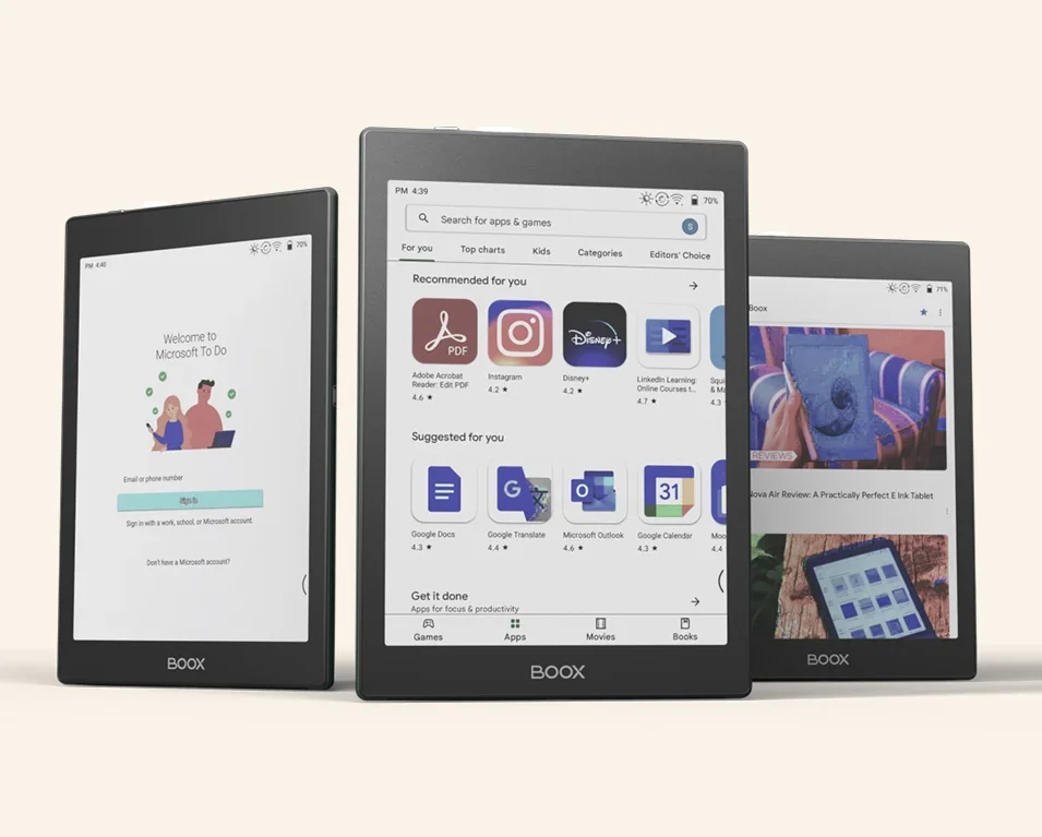 ONYX BOOX Nova Air C cor tinta tela e-reader cor manga e-book