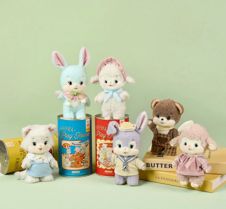 

Bobo Nuts Cocotto Plush Pendant Mini Fuzzy Plush Doll Bunny Sheep Bear Bag Charm Backpack Decor Stuffed Toy Gift For Adults