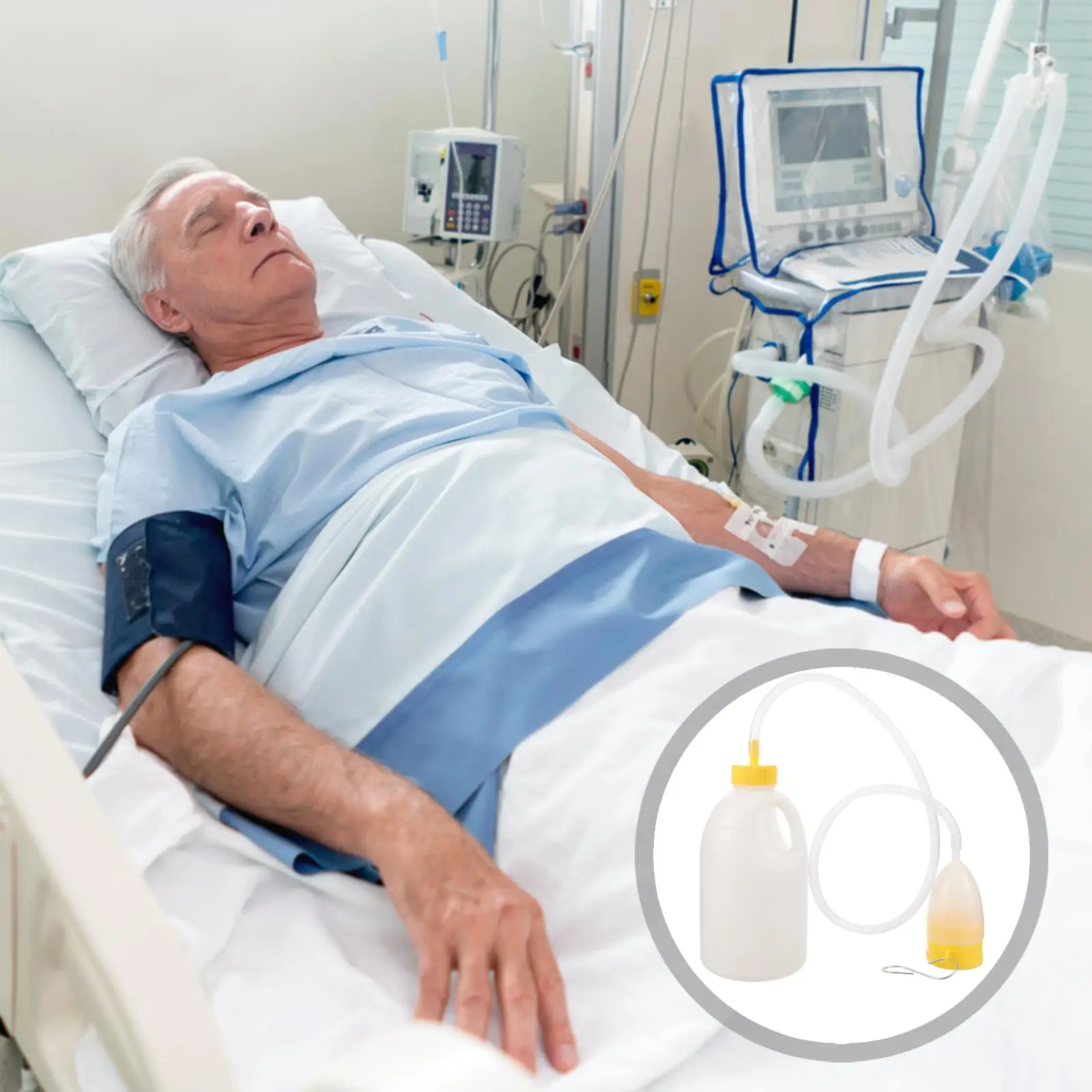 Orinatoi per uomo Ospedale Bottiglia per pipì all'aperto Vasino da uomo portatile per la casa e le donne