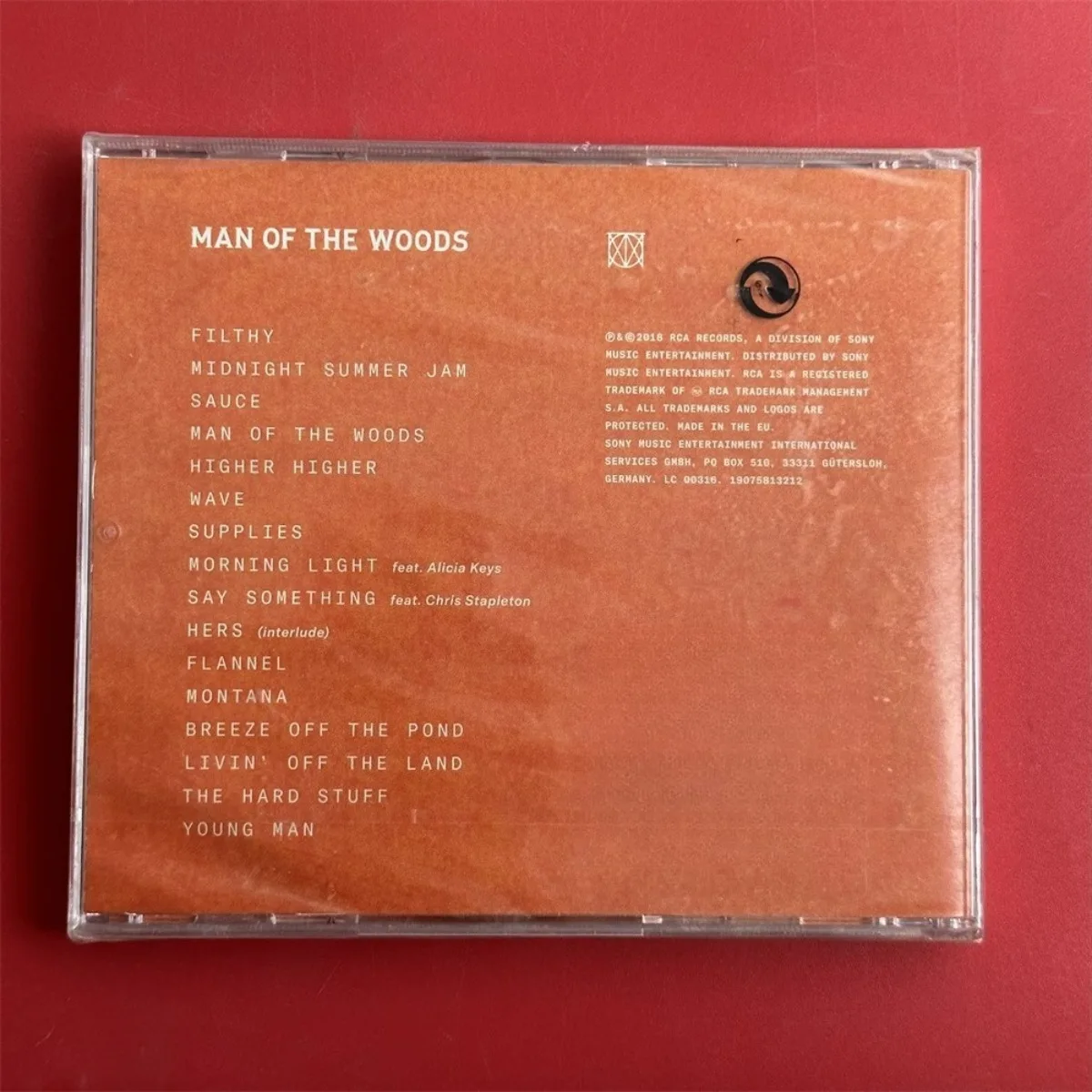 قرص مضغوط لألبوم جاستن تيمبرليك "مان أوف ذا وودز" (إصدار الاتحاد الأوروبي) - قرص موسيقى البوب والانصهار الشعبي لمحبي جاستن تيمبرليك #2