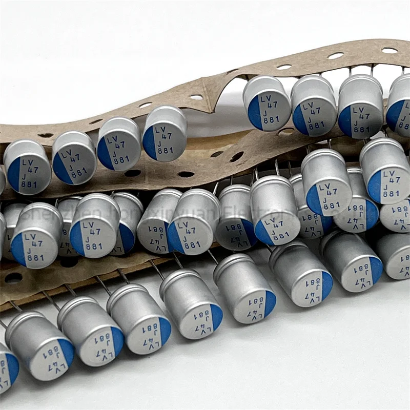 Condensateurs électrolytiques 47uF 63V 20% AEC-Q200 en aluminium polymère