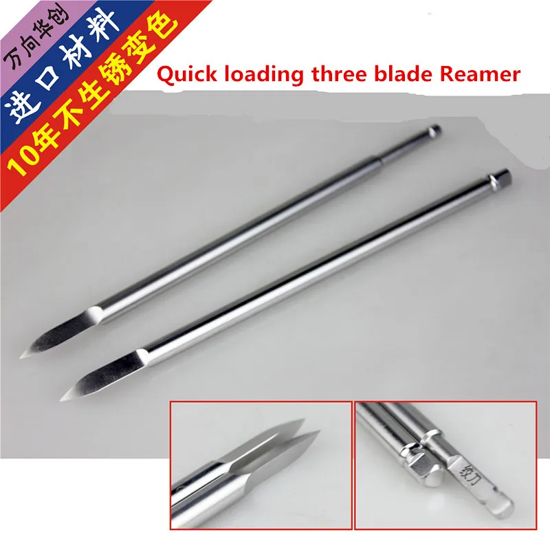 Orthopaedic instruments medical sharp triangle reamer slipping broken bone screw Nail extractor Chisel Electric tip cone opener