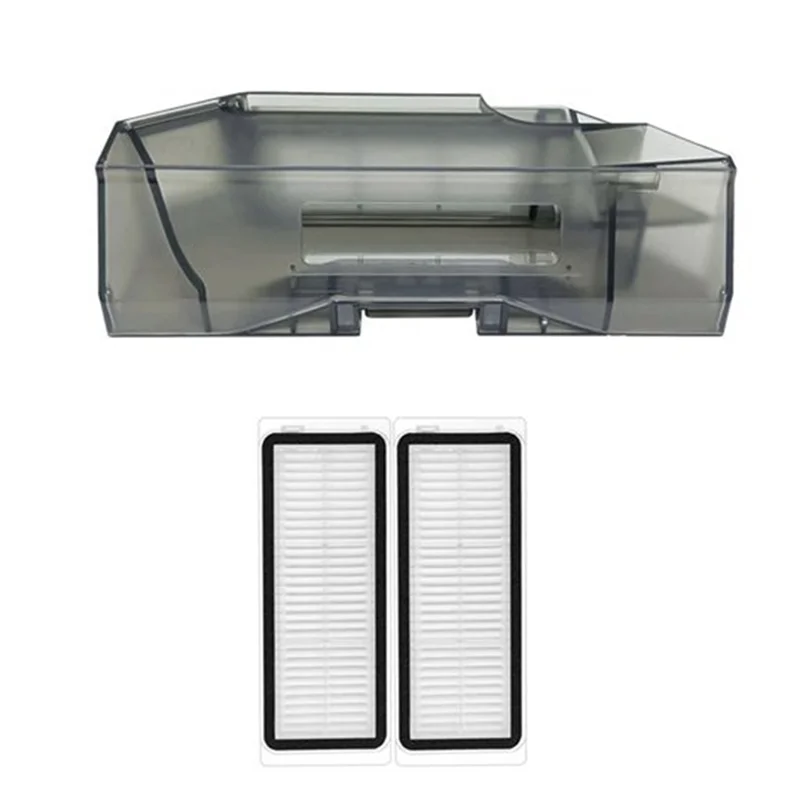 2 Filter & Dust Box For Dreame L20 Ultra/L30 Ultra/X20 PRO/PLUS Robot Vacuum Cleaner Replacement Accessories-N36R