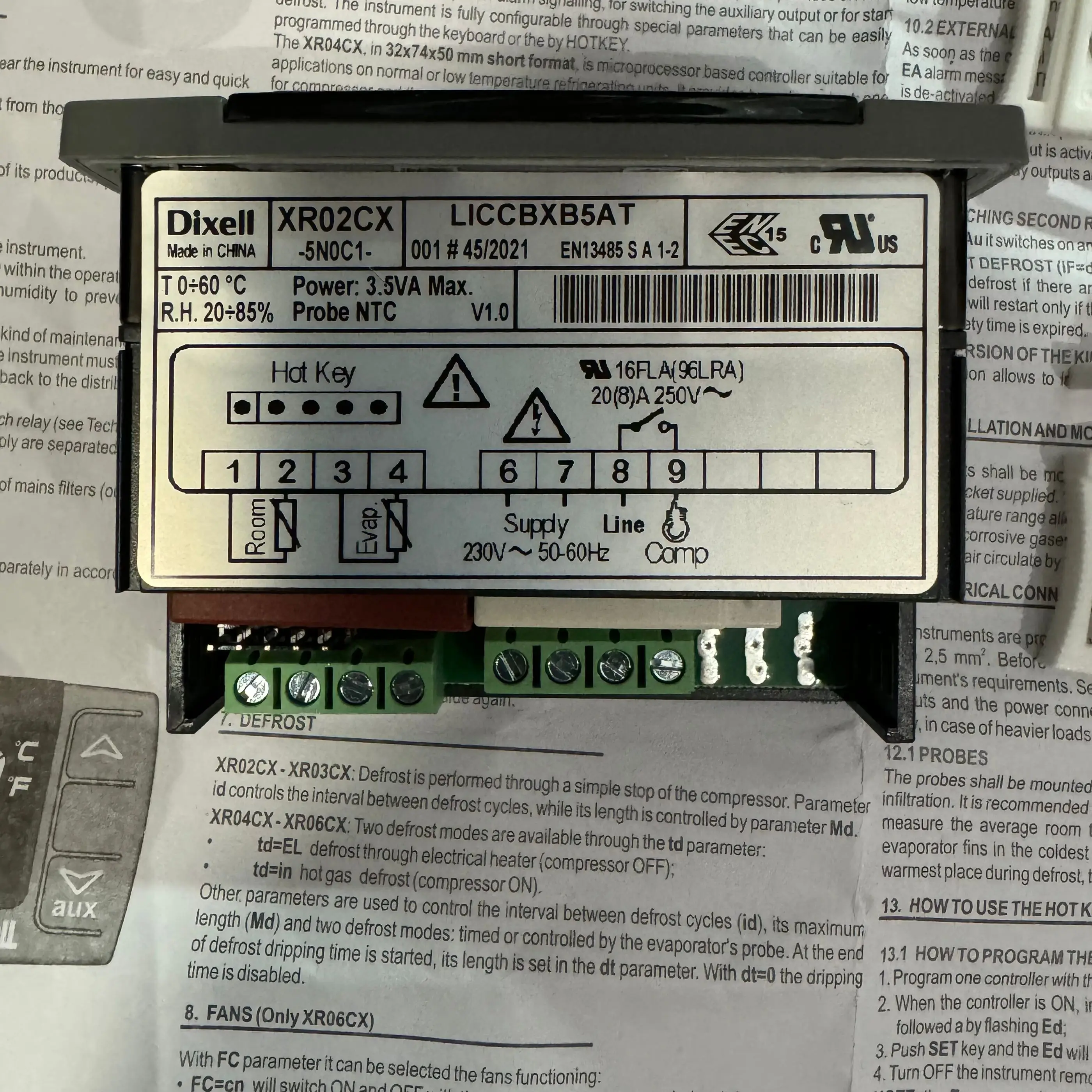

Термостат XR02CX Dual Probe XR02CX-5R0C1