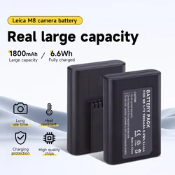 Batteria ricaricabile PALO 1800mAh 3.7V BLI-312 per fotocamera Leica BM8 M8 M8.2 M9 ME M-E M9-P MM BP-SCL1 14464