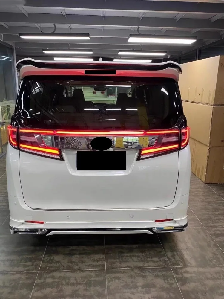 Montaż tylnych świateł przez lampę do 2015 Toyota Alphard Vellfire serii 30-2023 zmodyfikowany przez tylne światła akcesoria samochodowe