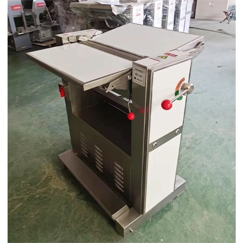 Commercial Automatic Pork Skin Remover Machine Stainless Steel Pork Jowl Skinning Peeling Machine With Adjustable Thickness view 6