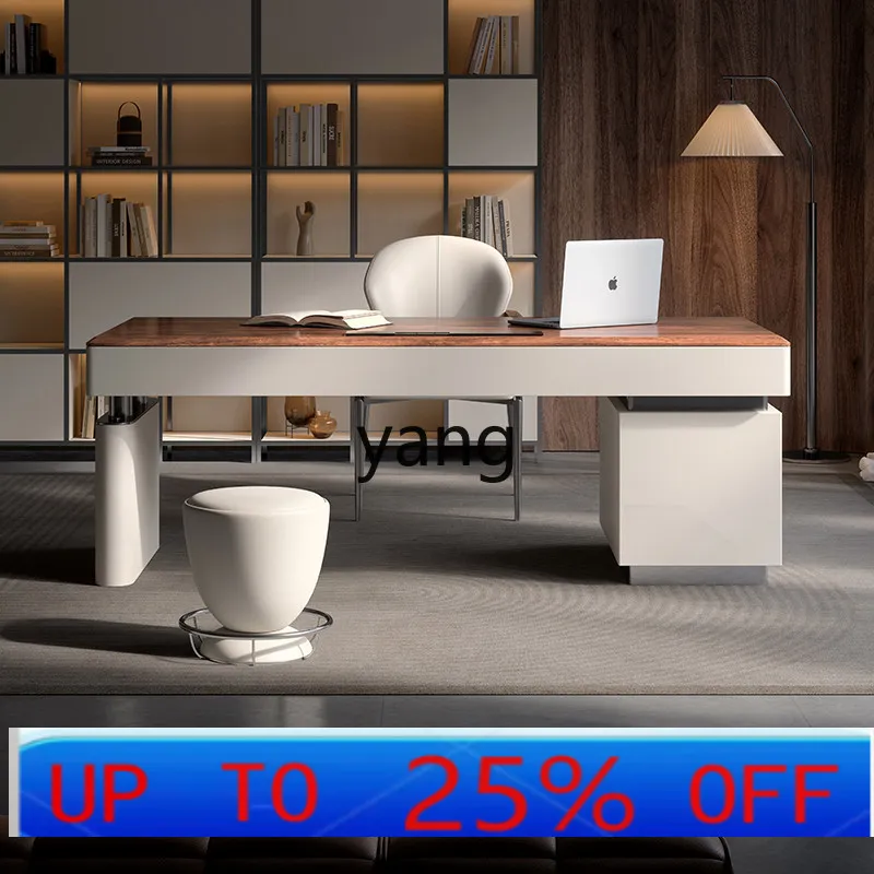 

LMM light luxury small apartment bedroom writing desk modern smart desk study desk
