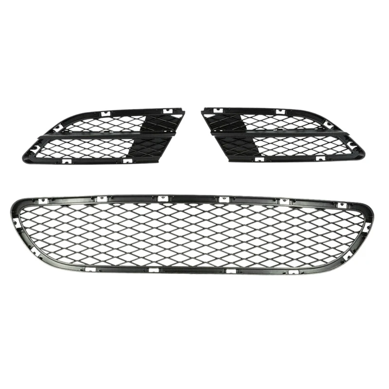 

3PCS Front Lower Bumper Grille Mesh For-BMW 3 Series E90 E91 325I 328I 335I 2008-2012