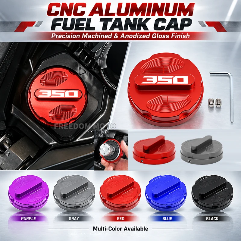 ADV350 Accessories For Honda 350ADV NSS350 FORZA350 NSS FORZA 350 2020-2026 Motorcycle Aluminum Fuel Tank Cover Petrol Box Cap