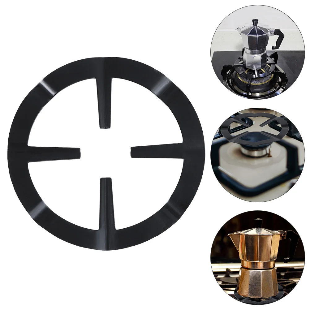 

5pcs Coffee Pot Holder Gas Stove Cast Iron Non Slip Stove Rack Stand Pot Shelf Kitchen Accessories Home Restaurant Use