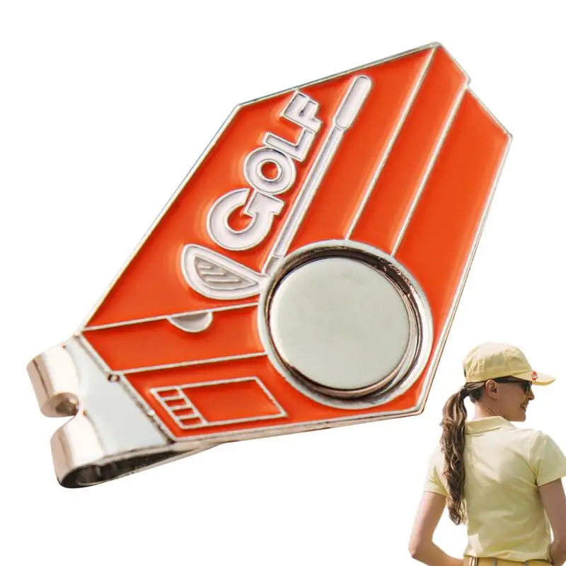 Marcatore da Golf Fun Metal Golf Hat Clip unico cappello decorativo laccato distintivo accessori da Golf per gli amanti del Golf