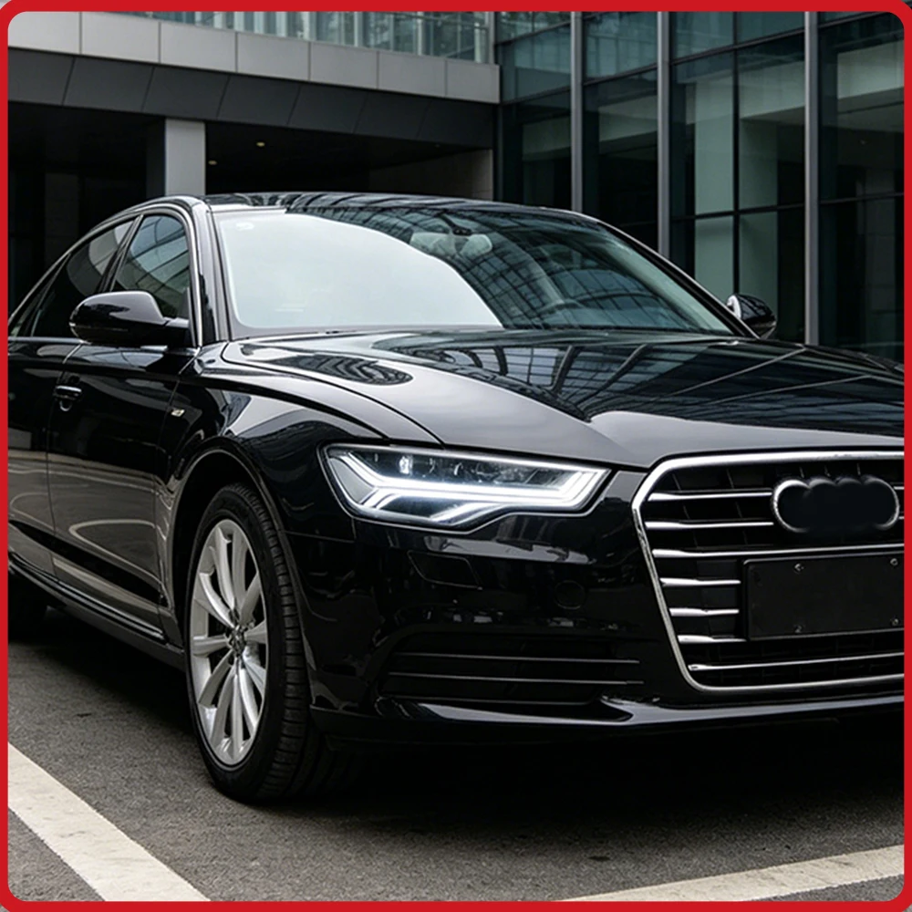 For Audi A6 C7 2012-2018 Headlights Assembly Upgrade LED Accessories, Matrix LED Headlights, Flashing Turn Light, Plug and Play