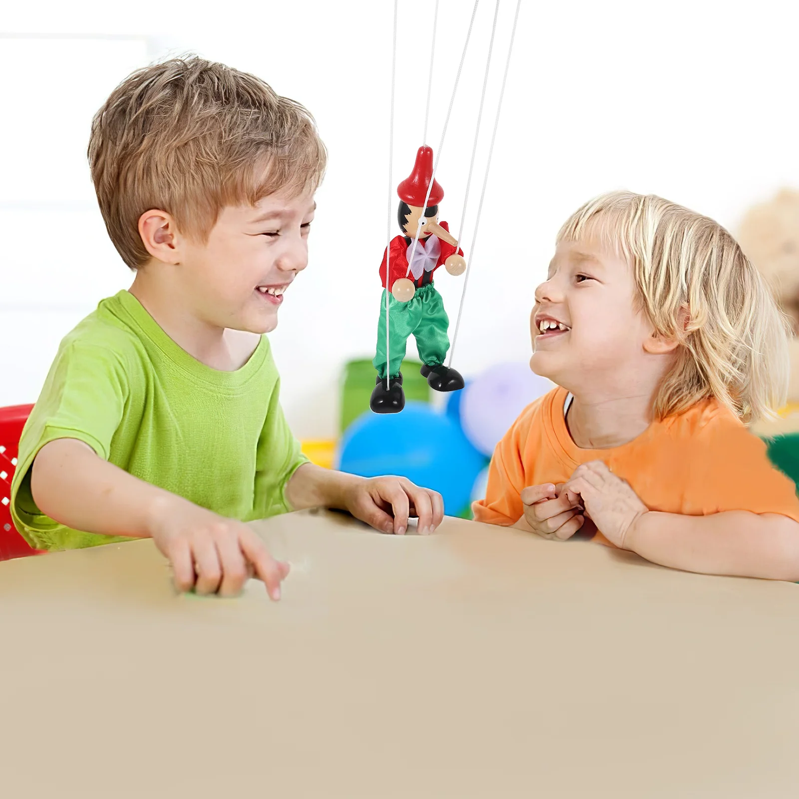 Kinderen Speelgoed Marionet Marionet voor Onvoltooide Houten Beeldjes Trek Draad Handpoppen Volwassenen 8-10 Grappig Kind