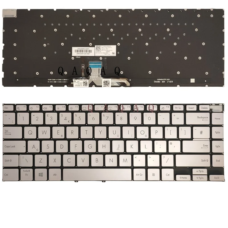 

QA Новая клавиатура для ноутбука - клавиатура для ASUS Zenbook 14X UX5400 UX5400ZF