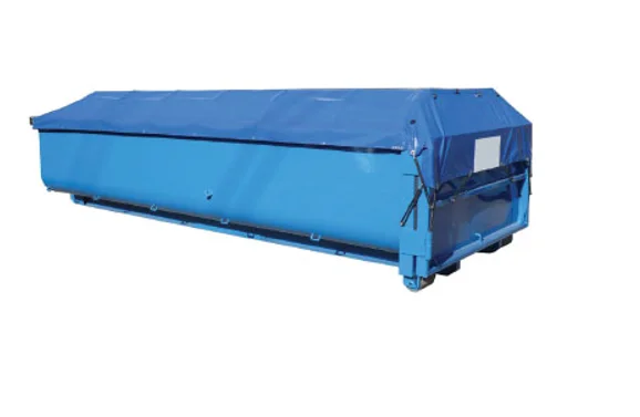 Hook Lift Waste Bin Retractable Tarp System