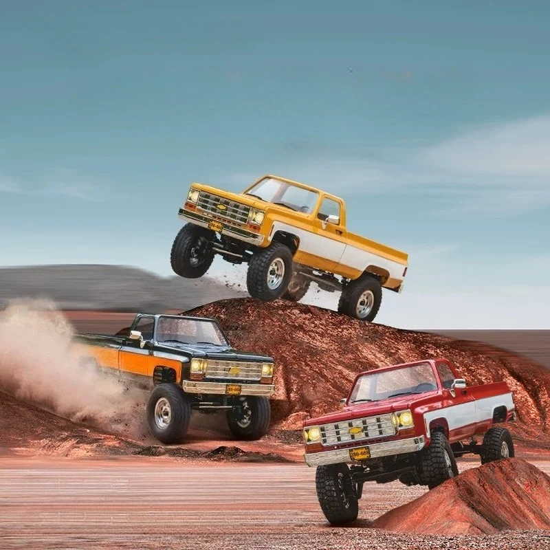 FMS FCX-K10 1/18 RC 4WD Simulation Remote Control Car Two-speed High-performance Pickup Truck Model Electric Off-road Toy Car