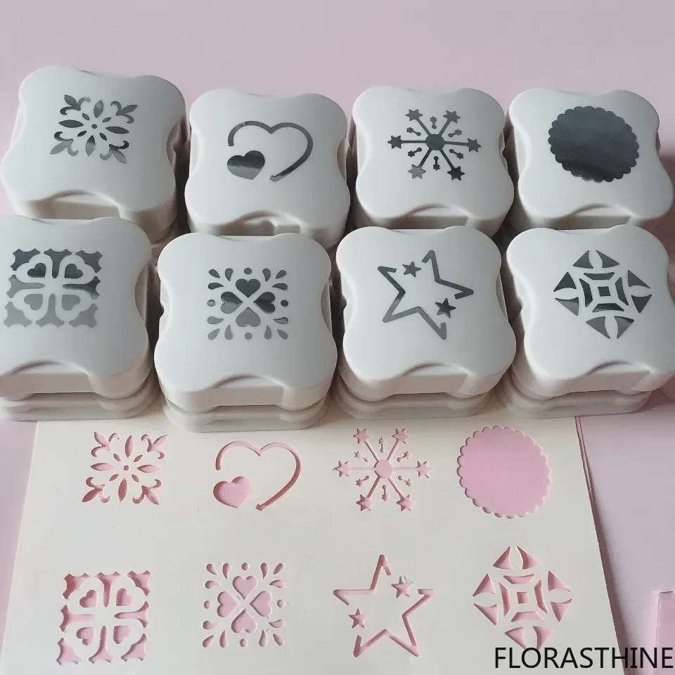 Paper Puncher New embosser kindergarten children making magnet Printing Edge Machine Pattern Hollow Edger Toy School Gift