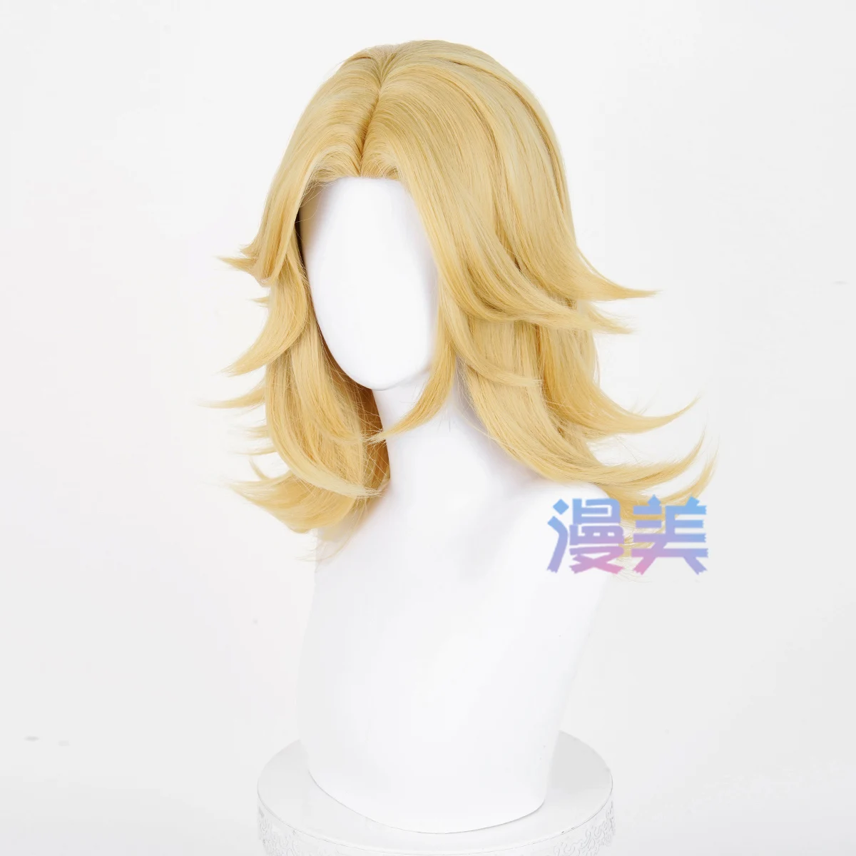 

Invisible Woman Cosplay Wig Women's Mixed Golden Hair Top Hat Fake Hair Accory for Par And Performance