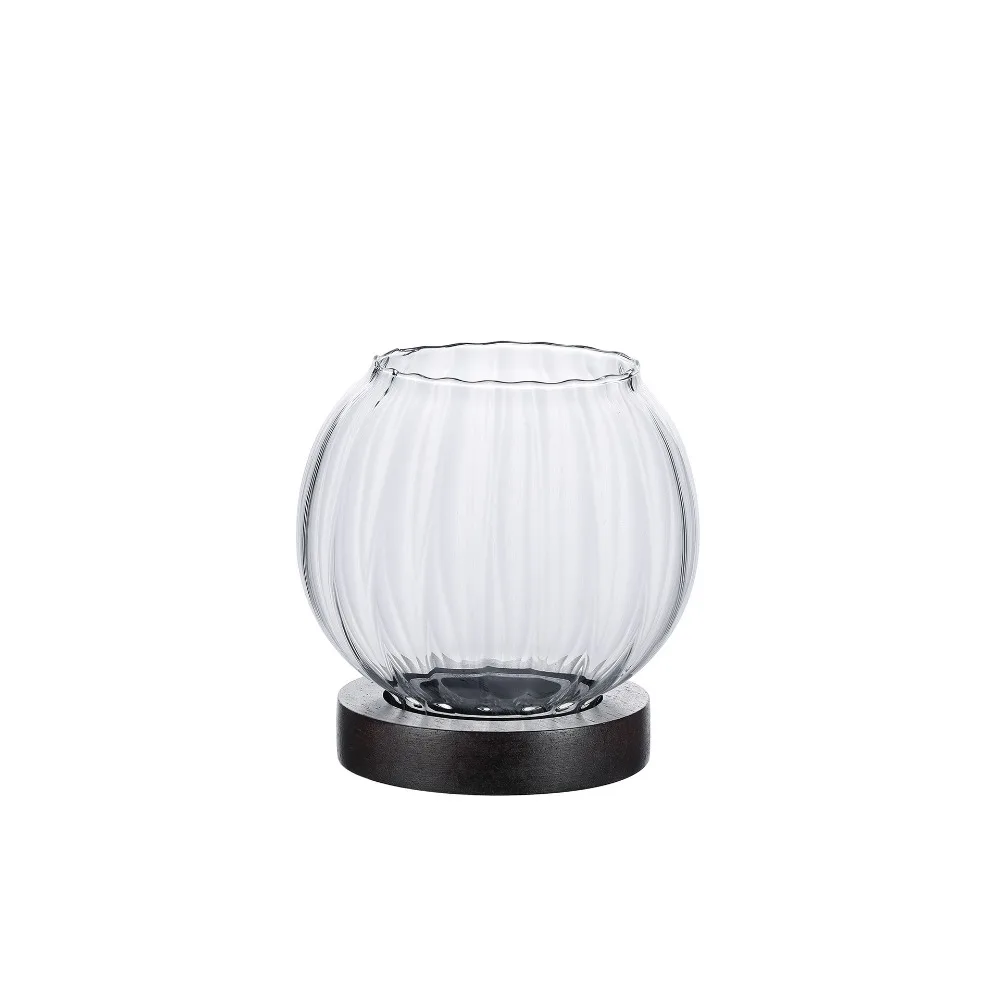 Lampe à huile en verre de Style nordique, bougeoir décoratif de Style européen pour la maison, ornem