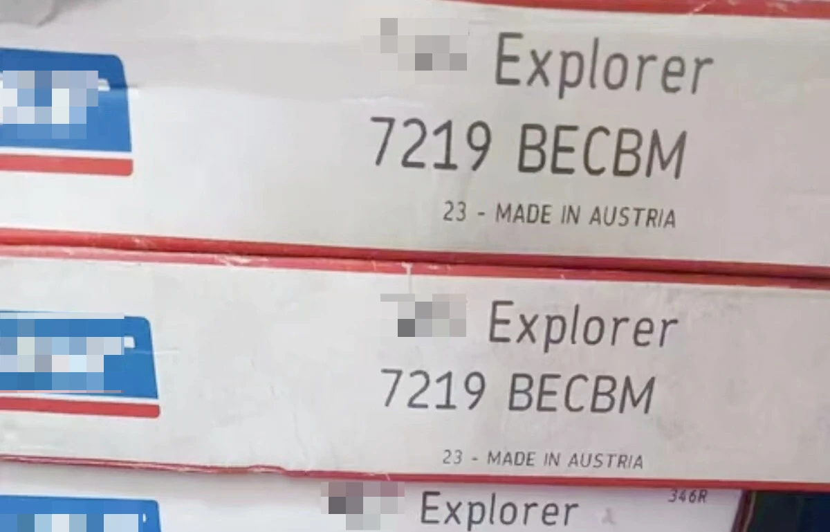 1PC FOR SKF 7219 BECBM single row angular contact ball bearing