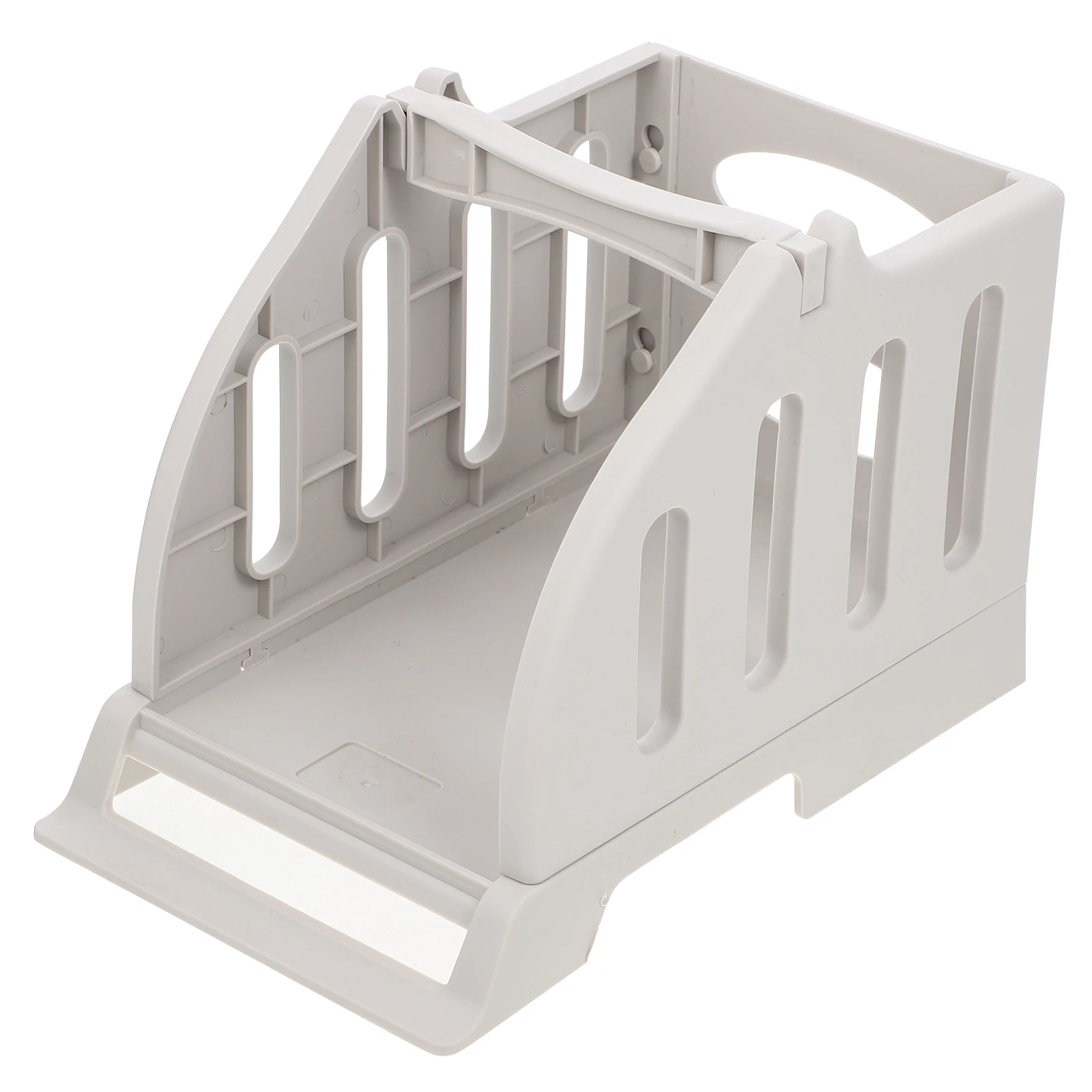 

Label Holder Dual Use Roll Fan-Fold Labels Bracket For Desktop Printers Plastic Label Paper Organizer Sticker Printer Dispenser