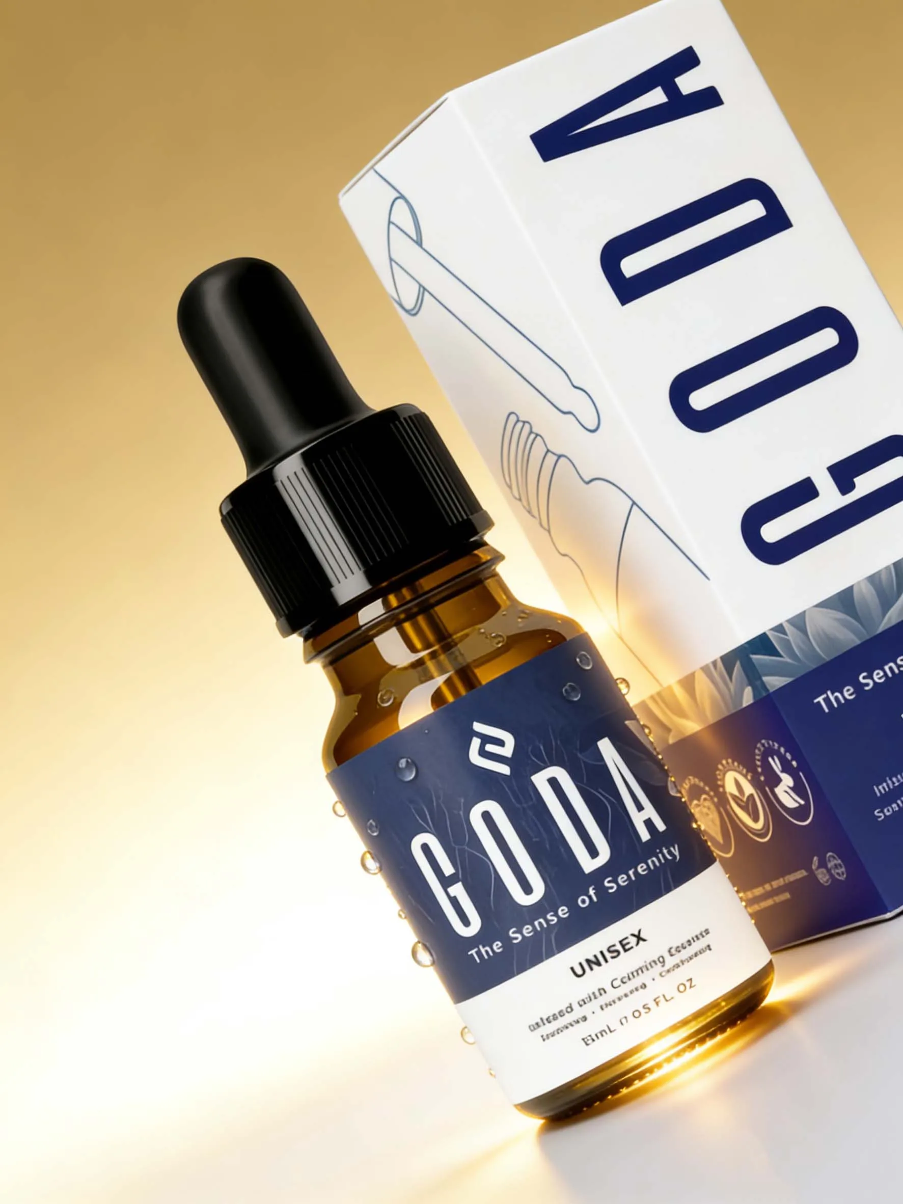 고다 더 센세이션 오브 세레니티 유니섹스 향수 – 스파이시 플로럴 블렌드, 레이어드 카밍 향, 0.5oz 진정 향기