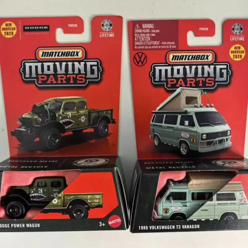 Original Matchbox Moving Parts Diecast Alloy Car Model 1986 Volkswagen T3 Vanagon Fwd28 Collectible Openable Roof Toy Car Gift