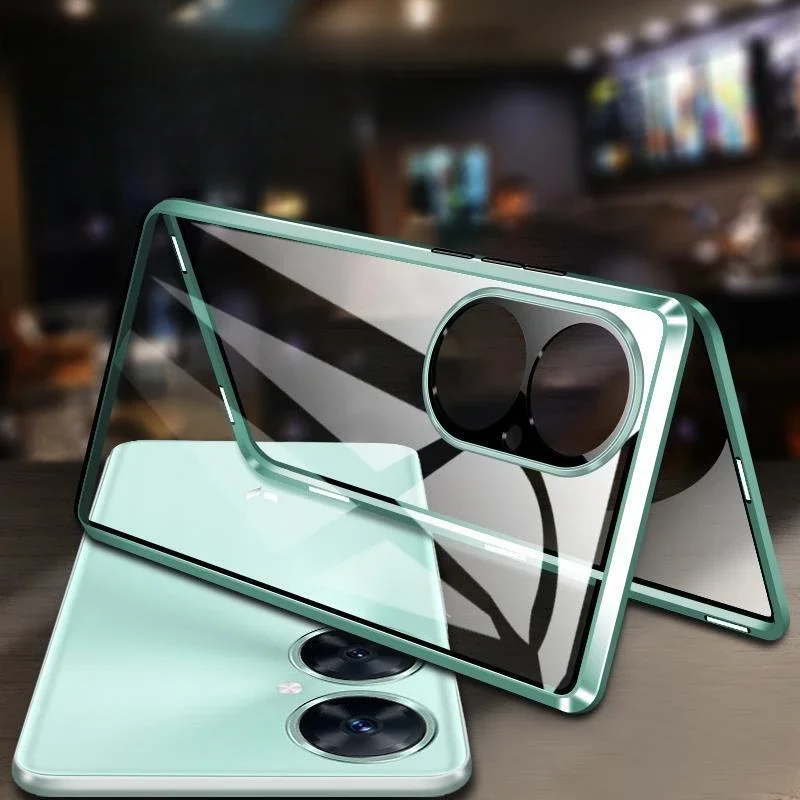 Double-sided Glass Phone Case for Huawei Nova 11i Magnetic Case 360° Full Protection Protective Cover For Nova11I