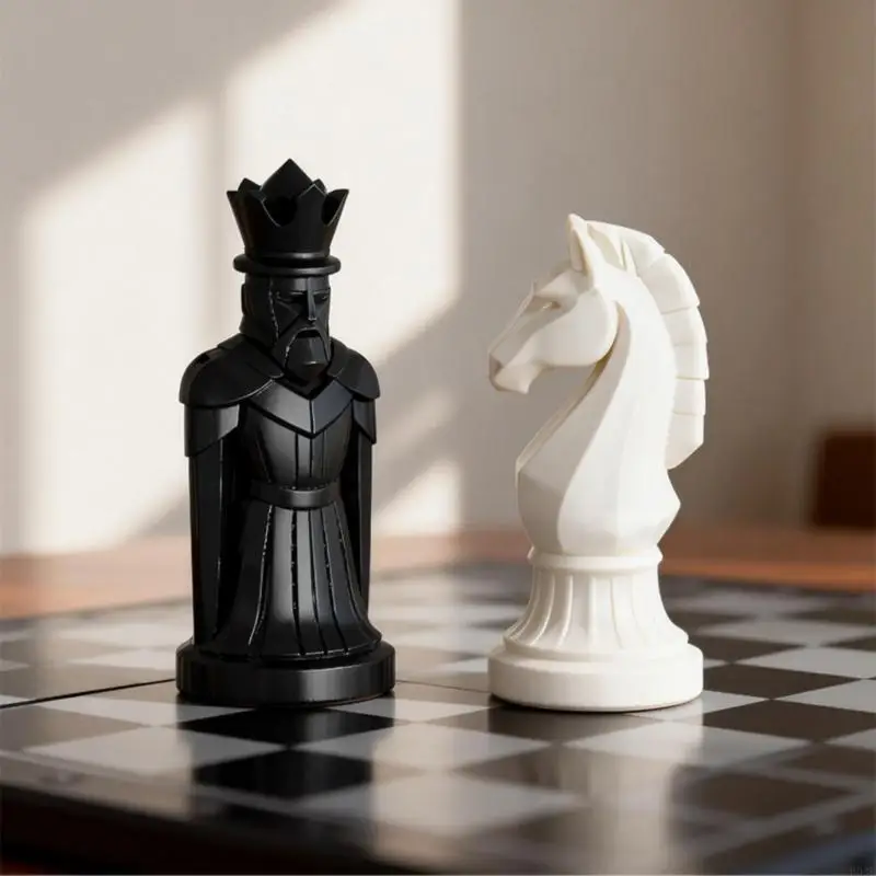3D Chess Molds For Hand Craft Silicone Construction Perfect For Candle Making Chocolate And Plasters Projects B03E