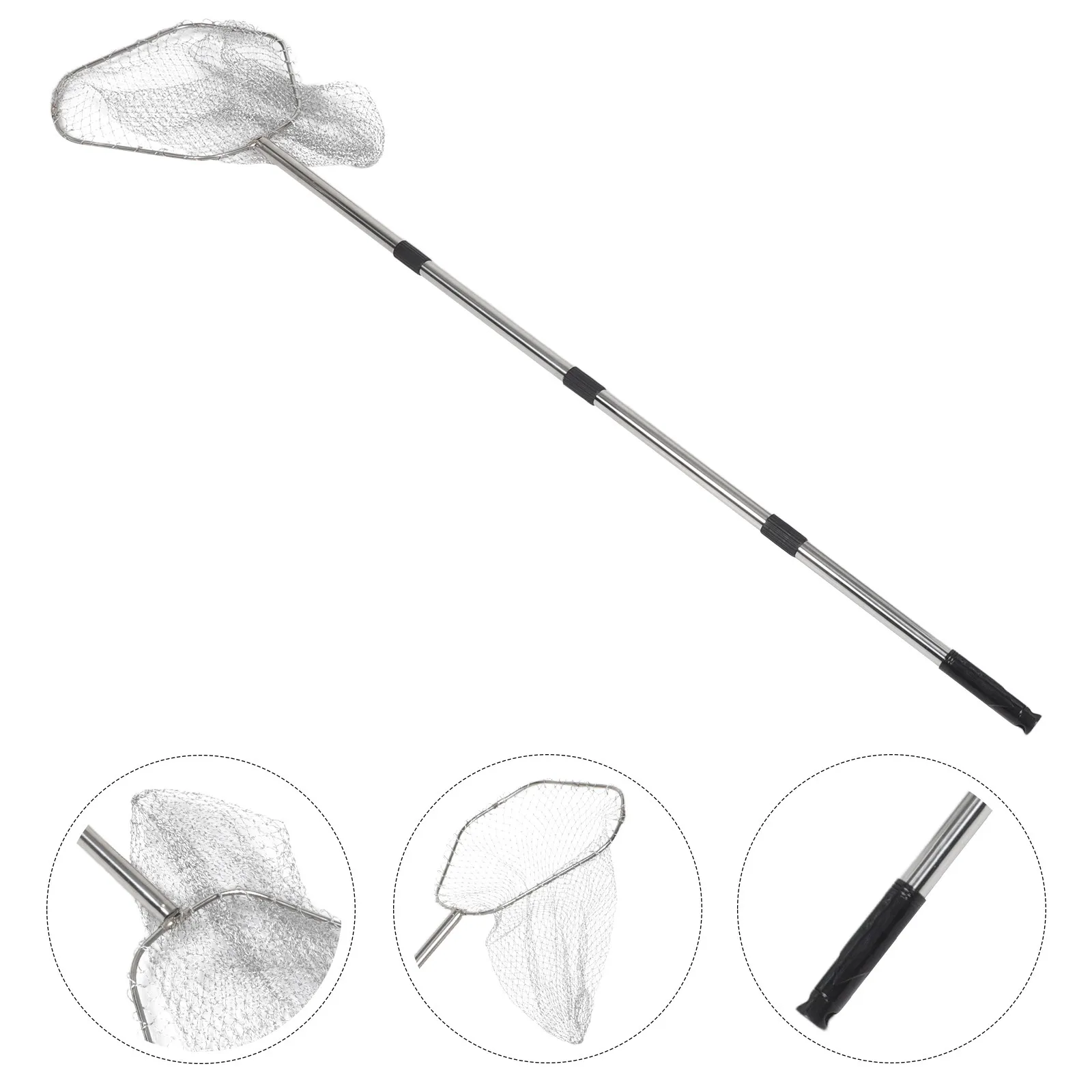 

Outdoor Poultry Catching Net Adjustable Stainless Steel Chicken Catcher Tool for Farm Animals Ducks Goose Catcher