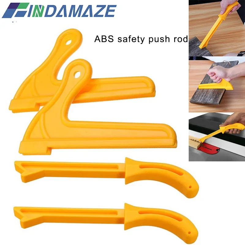 Scie de table de travail de calcul de table de protection des mains, poussée de sécurité, routeur à bande, scie à panneau, mangeoire robuste, structure du corps en ABS, plus récent