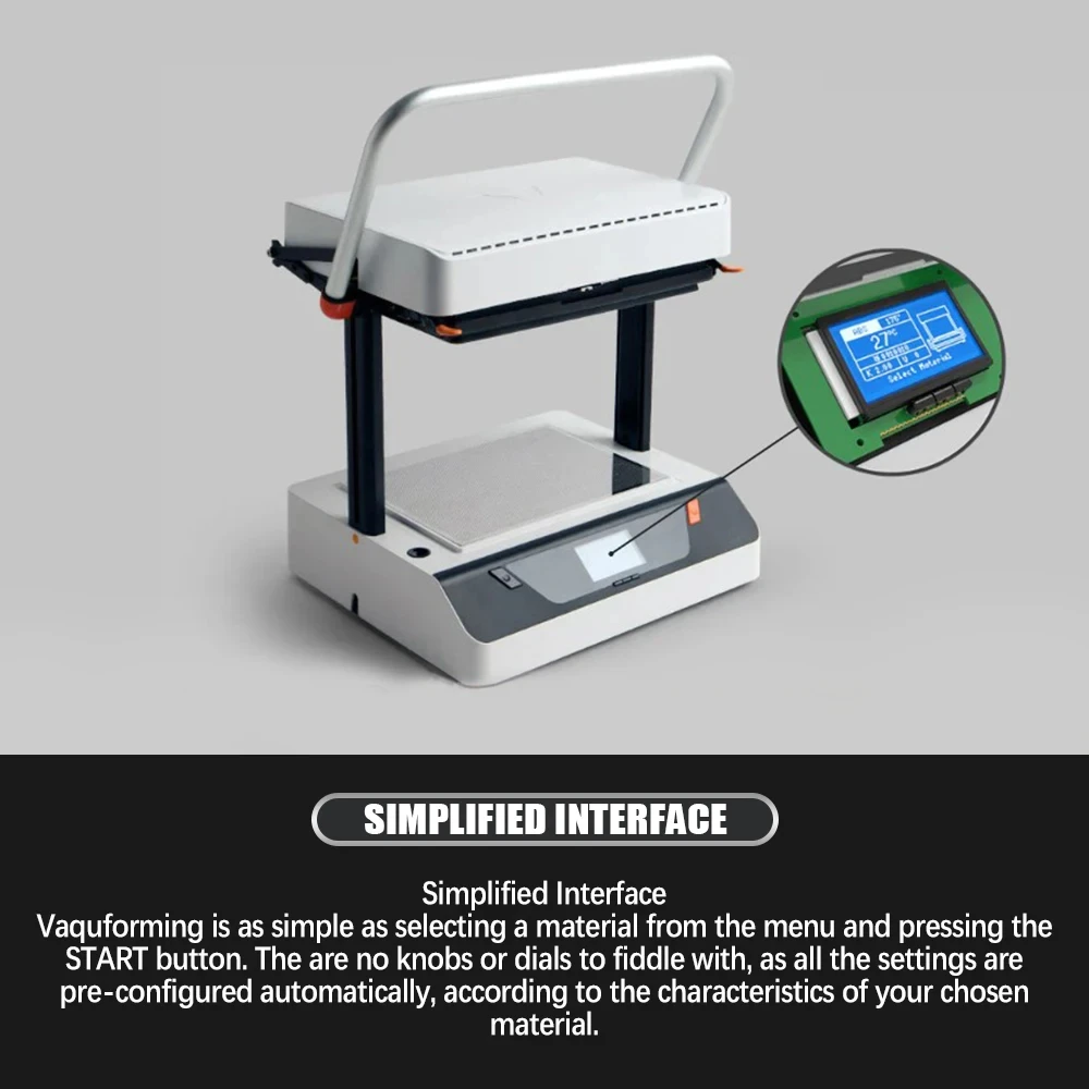 

1.32KW Vacuum Blister Desktop Automatic PVC Small Hot Pressing Forming 3D Modeling