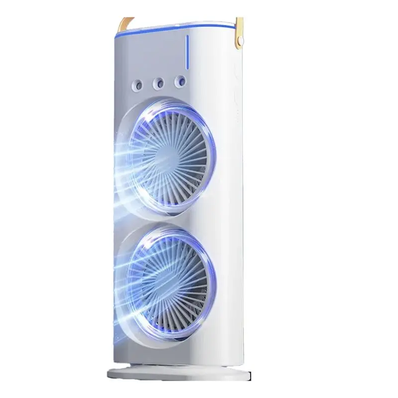 【brand-new】dual-head-usb-portable-fan-air-cooler-1-pc-high-power-desktop-cooling-fan-for-office-dormitory-bedroom-and-home-us