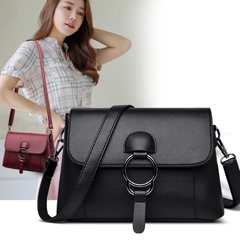 

2025 New Spring/Summer Middle aged Mom Female Large Capacity Crossbody Bag Casual Shoulder Bag