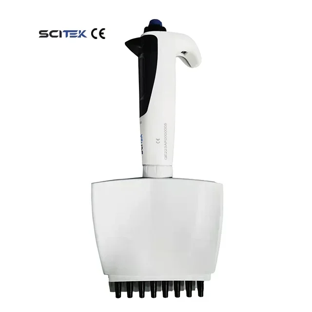 Electronic Pipette Eight-channel Used in Laboratories Hospitals Research Institutions