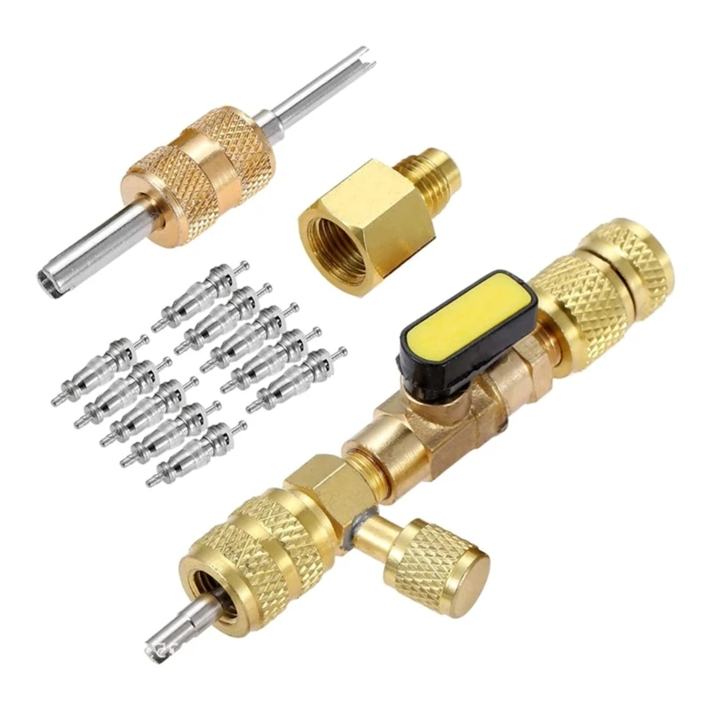 R410A R404A R407C R134A Набор для установки сердечника клапанов HVAC для ремонта системы охлаждения