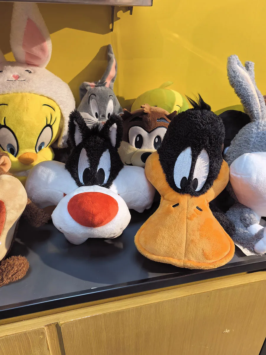 Neue 20 cm Looney Tunes Cartoon Plüschtier Tweety Daffy Sylvest Tasmanian Evil Bugs Bunny Stofftierpuppe Großer Kopf Figur Geschenk – Detail 1