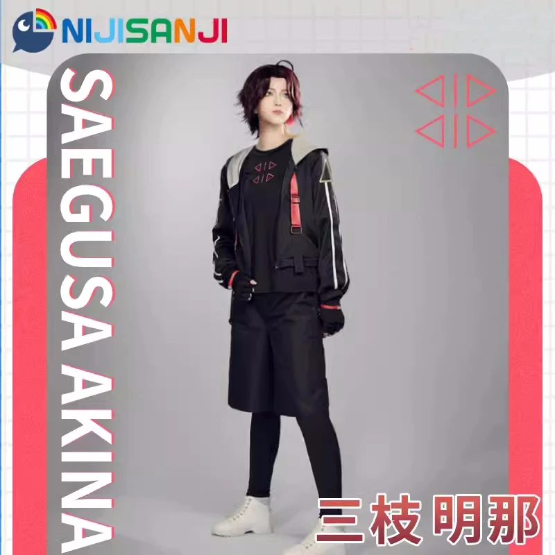 Anime VTuber NIJISANJI Hachia Mina Cosplay Costume Women Men Fashion Costumes Role Play Clothing Activity Party Suit Pre-sale