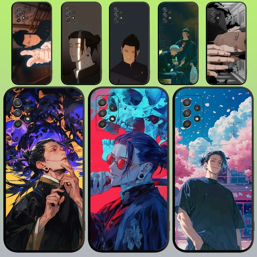 

Suguru GetoS Phone Case For Samsung Galaxy A20,A21s,A22,A31,A32,A52,A53,A72,73,A80,A91 Soft Black Cover