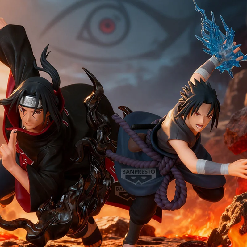 

In Stock [Genuine] Bandai Banpresto Naruto Shippuden Uchiha Itachi Uchiha Sasuke Gigo Group Store Limited PVC Anime Figure Model